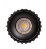 NELLA LONG 7W 240V RIBBED BLACK SURFACE MOUNTED DOWNLIGHT